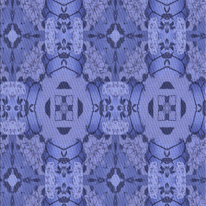 Patterned Sky Blue Rug, pat3879blu