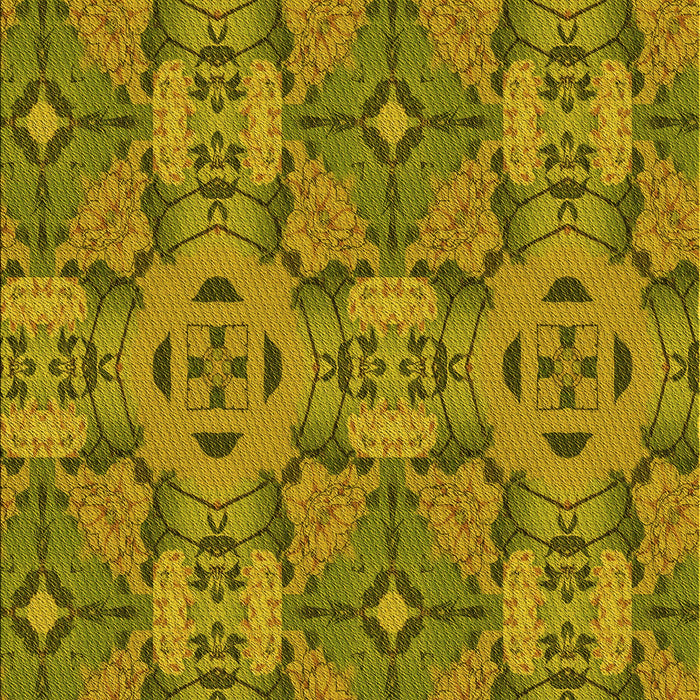 Patterned Dark Bronze Brown Rug, pat3879yw