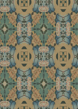 Machine Washable Transitional Olive Green Rug, wshpat3879