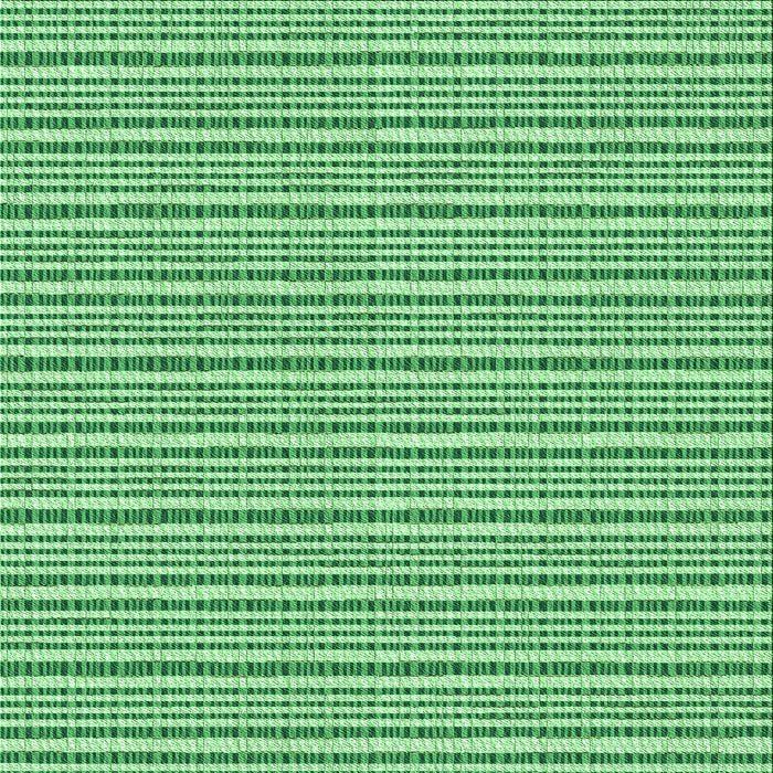 Round Machine Washable Transitional Jade Green Rug, wshpat388grn