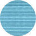 Square Patterned Blue Rug, pat388lblu