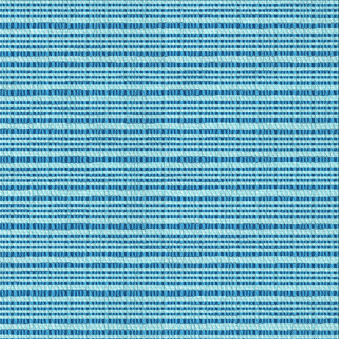 Round Patterned Blue Rug, pat388lblu