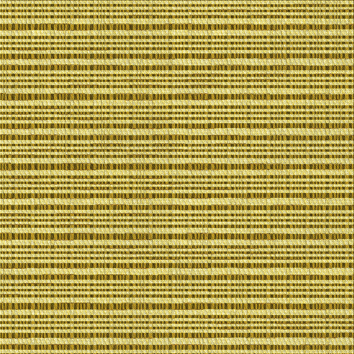 Round Patterned Bold Yellow Rug, pat388yw