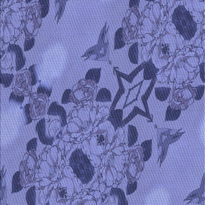 Machine Washable Transitional Sky Blue Rug, wshpat3880blu