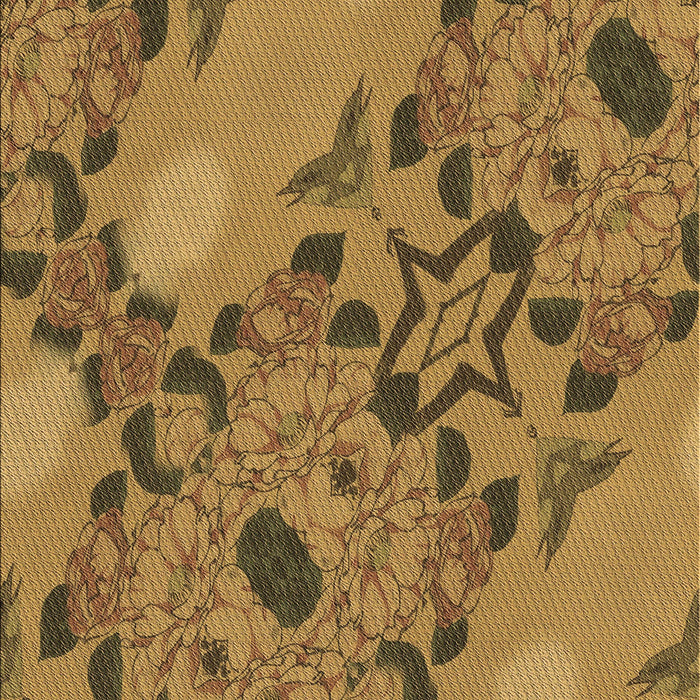 Patterned Dark Bronze Brown Rug, pat3880brn