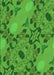 Patterned Green Rug, pat3880grn