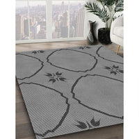 Patterned Ash Gray Rug, pat3881gry