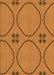 Patterned Mahogany Brown Rug, pat3881org