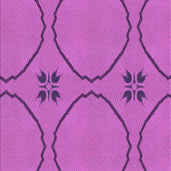 Machine Washable Transitional Bright Neon Pink Purple Rug, wshpat3881pur