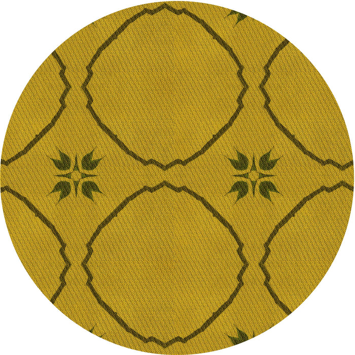 Square Machine Washable Transitional Dark Bisque Brown Rug in a Living Room, wshpat3881yw