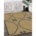 Patterned Reddish Brown Novelty Rug in Family Room, pat3881