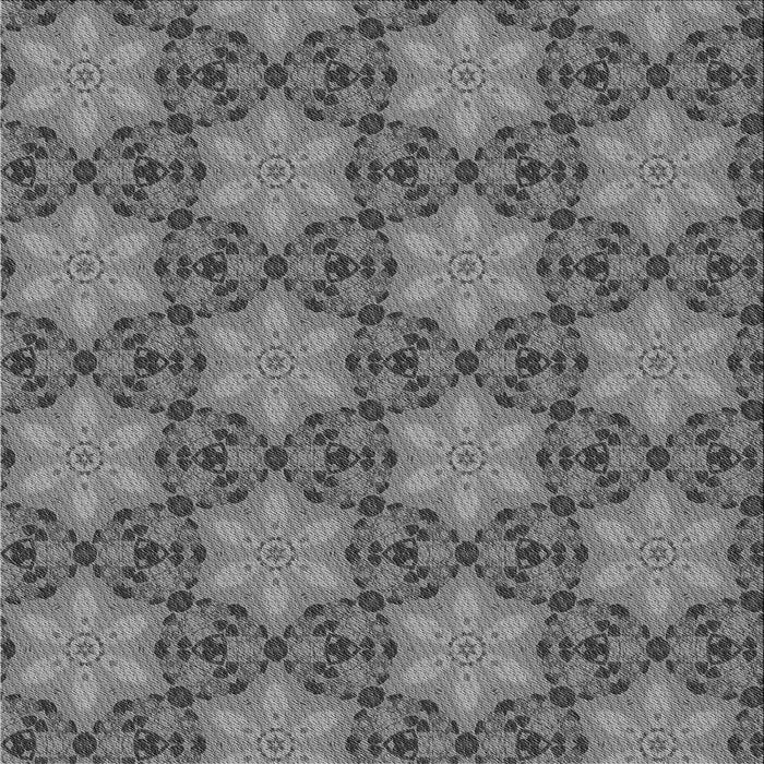 Round Machine Washable Transitional Gunmetal Gray Rug, wshpat3882gry