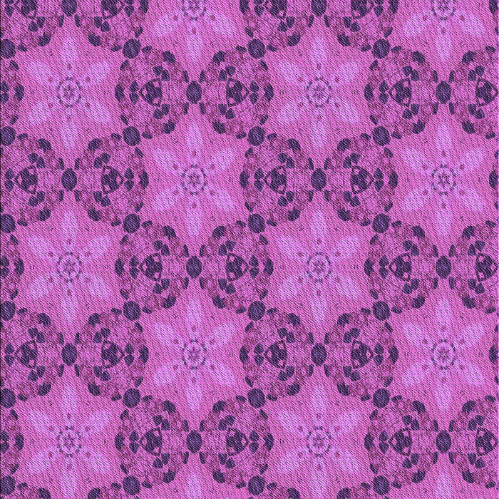 Machine Washable Transitional Magenta Pink Rug, wshpat3882pur