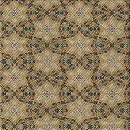 Square Patterned Brownish Green Novelty Rug, pat3882