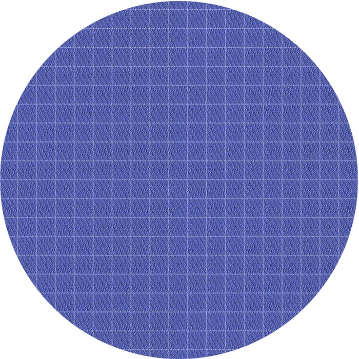 Square Patterned Light Slate Blue Rug, pat3883blu