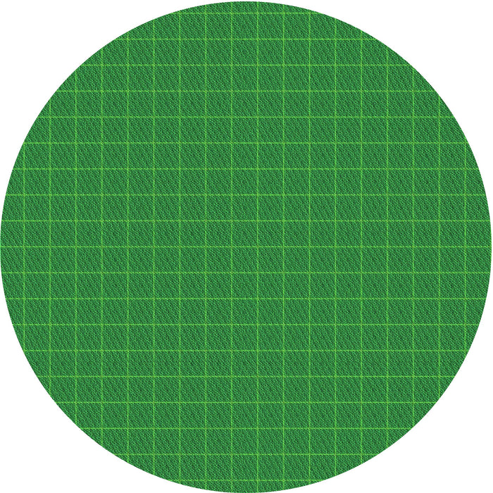 Square Patterned Green Rug, pat3883grn