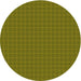 Square Patterned Dark Golden Brown Rug, pat3883yw