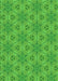 Machine Washable Transitional Lime Green Rug, wshpat3884grn