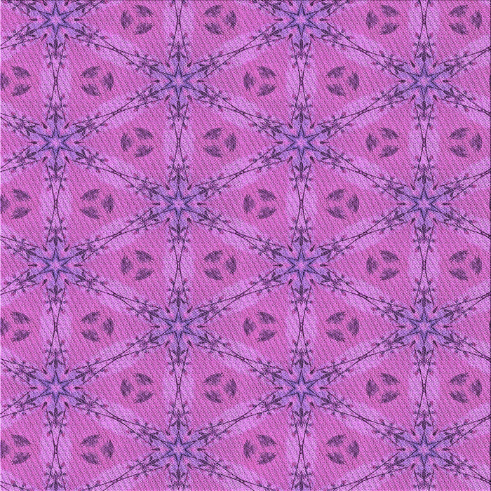 Round Machine Washable Transitional Bright Neon Pink Purple Rug, wshpat3884pur