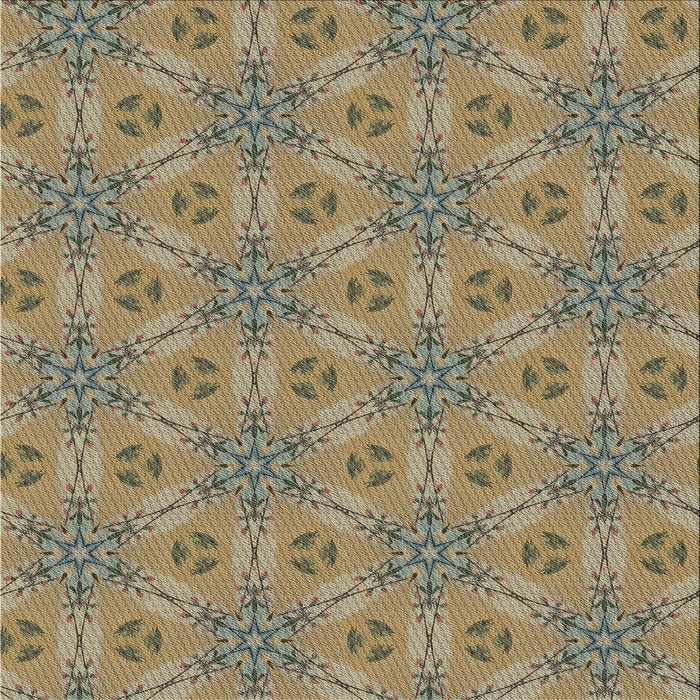 Square Patterned Reddish Brown Novelty Rug, pat3884