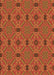 Patterned Orange Rug, pat3885org