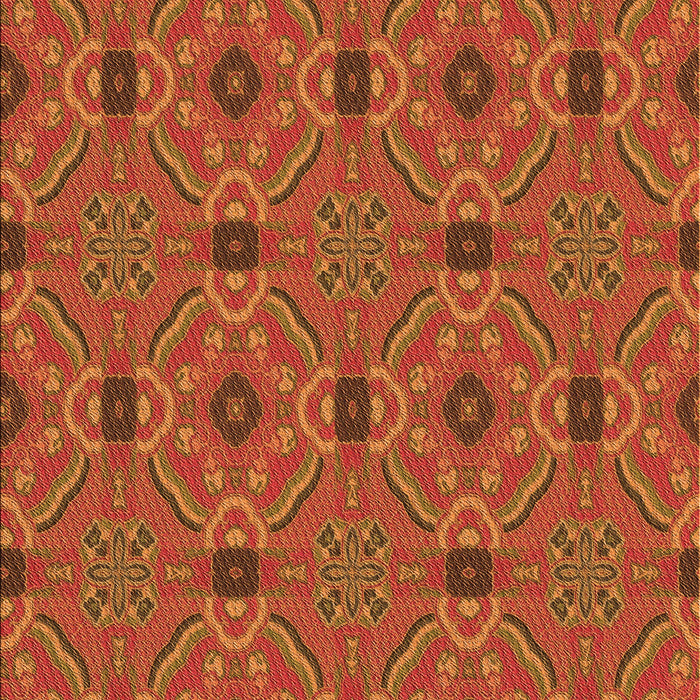 Machine Washable Transitional Orange Rug, wshpat3885org