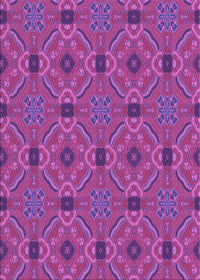 Machine Washable Transitional Medium Violet Red Pink Rug, wshpat3885pur