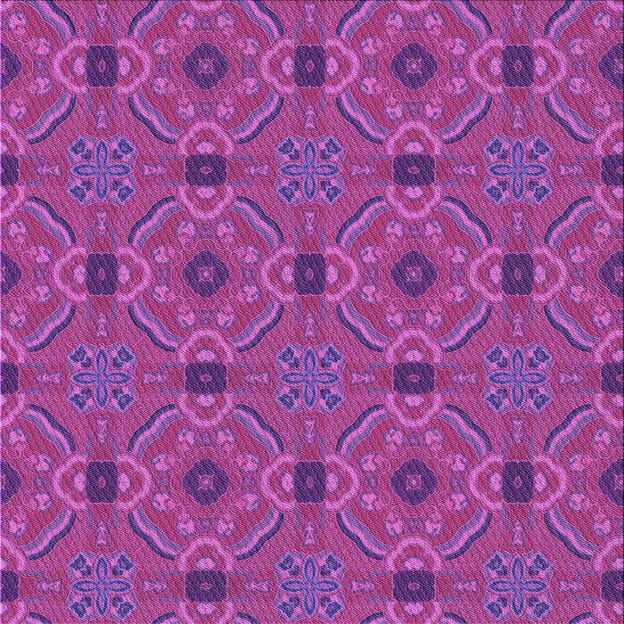 Round Machine Washable Transitional Medium Violet Red Pink Rug, wshpat3885pur