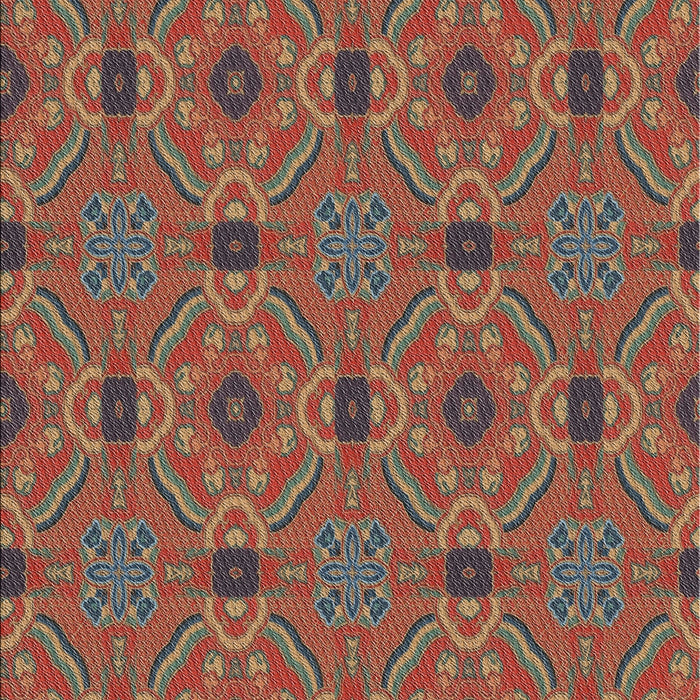 Machine Washable Transitional Orange Salmon Pink Rug, wshpat3885