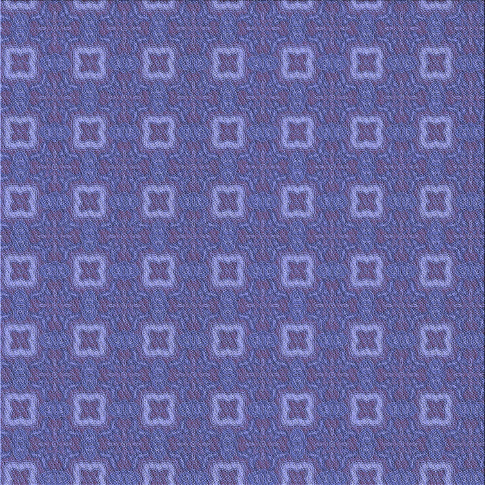 Round Patterned Deep Periwinkle Purple Rug, pat3886blu