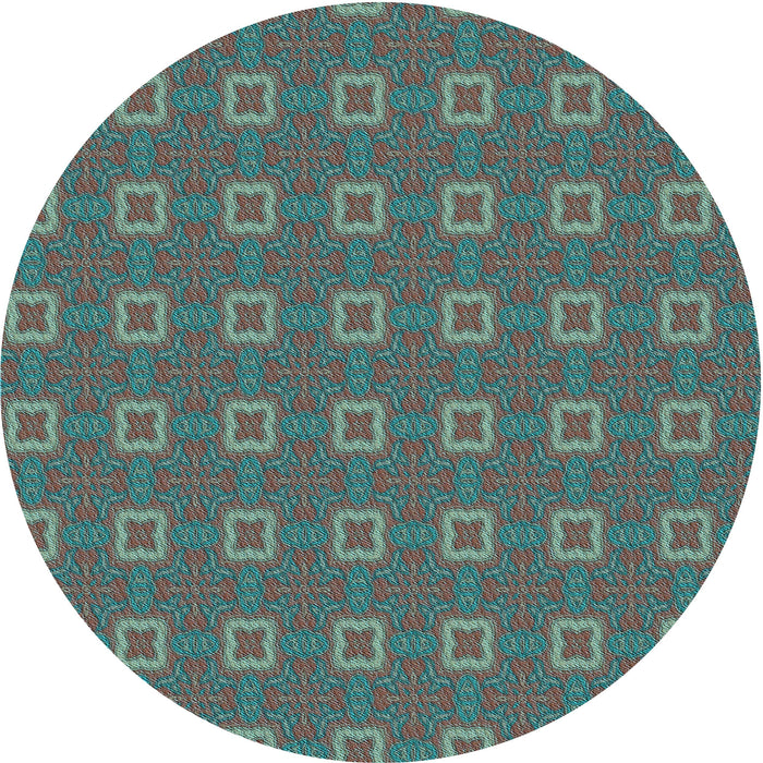 Square Machine Washable Transitional Seafoam Green Rug in a Living Room, wshpat3886lblu