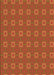 Machine Washable Transitional Orange Rug, wshpat3886org