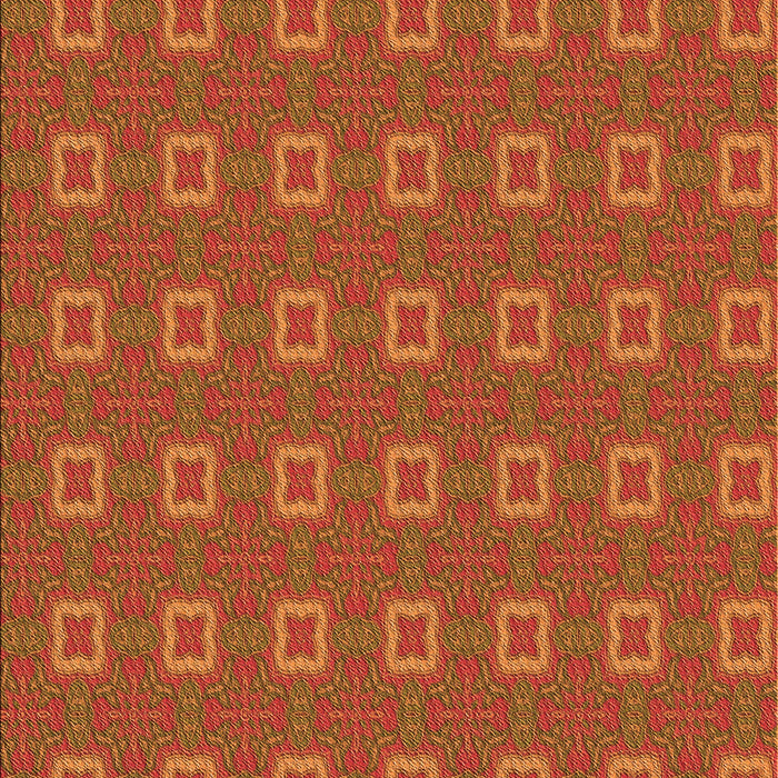 Patterned Orange Rug, pat3886org