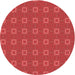 Square Machine Washable Transitional Red Rug in a Living Room, wshpat3886rd