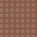 Square Patterned Orange Salmon Pink Novelty Rug, pat3886