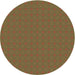 Square Patterned Dark Bronze Brown Rug, pat3887brn