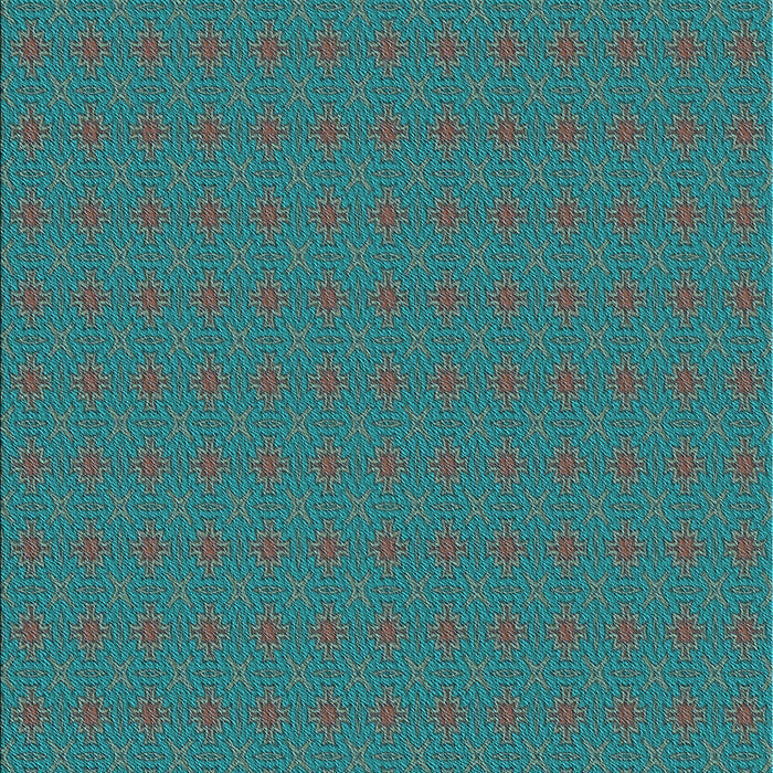 Patterned Deep-Sea Green Rug, pat3887lblu