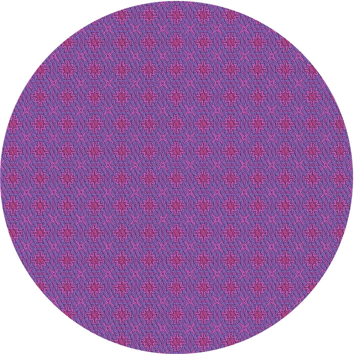 Square Patterned Dark Orchid Purple Rug, pat3887pur