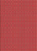 Patterned Red Rug, pat3887rd