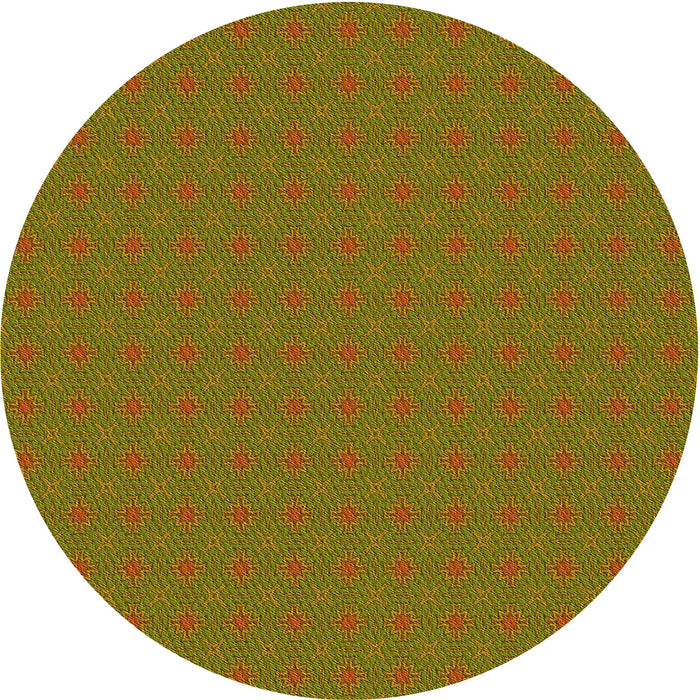 Square Patterned Dark Bronze Brown Rug, pat3887yw