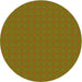Square Patterned Dark Bronze Brown Rug, pat3887yw
