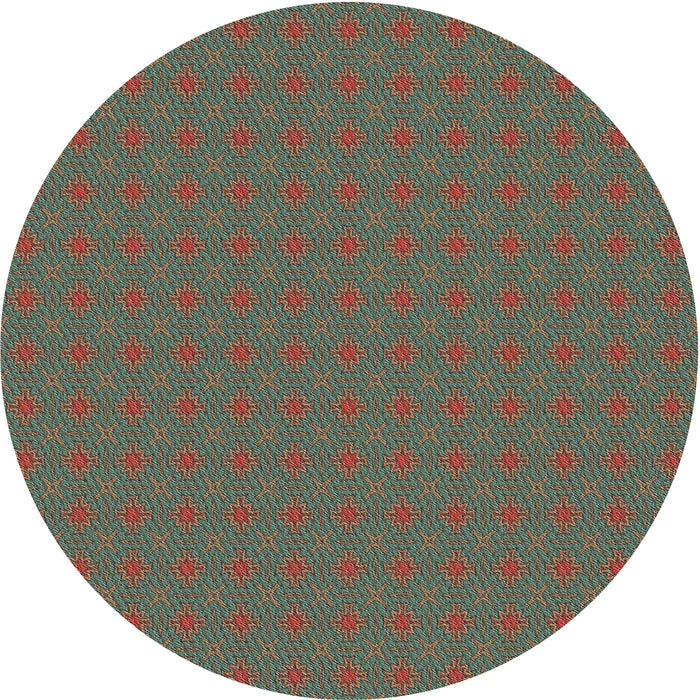 Square Machine Washable Transitional Bakers Brown Rug, wshpat3887