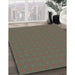 Patterned Bakers Brown Novelty Rug in Family Room, pat3887