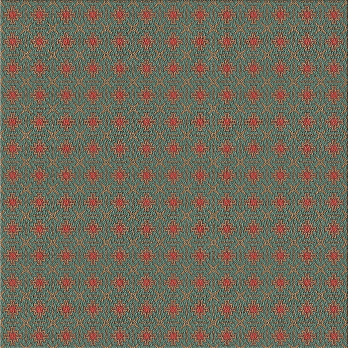 Square Patterned Bakers Brown Novelty Rug, pat3887