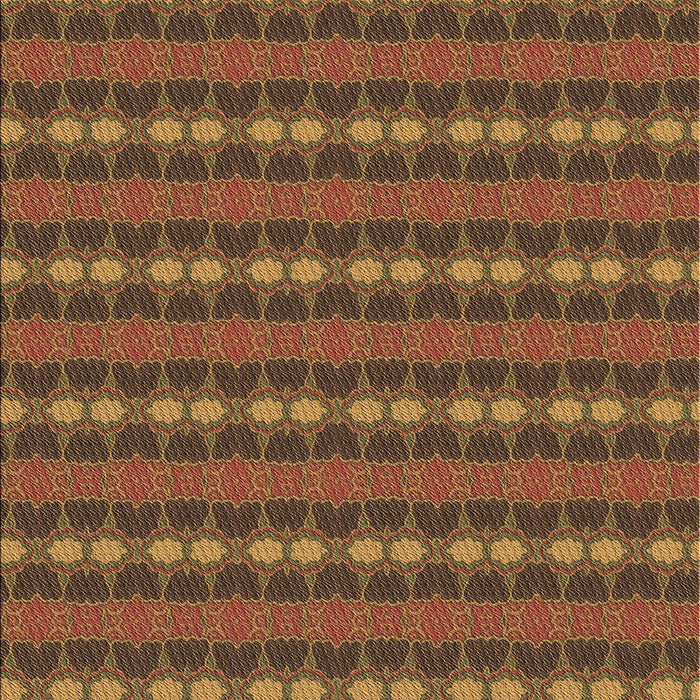 Machine Washable Transitional Red Brown Rug, wshpat3888brn