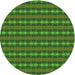 Square Machine Washable Transitional Apple Green Rug in a Living Room, wshpat3888grn