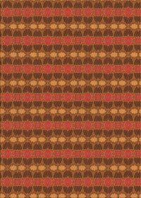 Machine Washable Transitional Tomato Red Rug, wshpat3888org