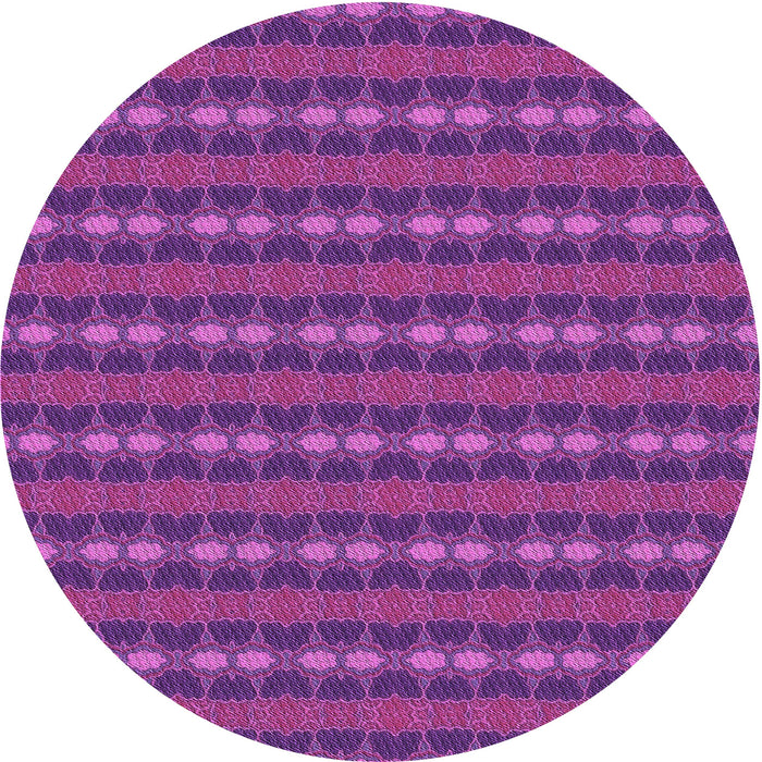 Square Machine Washable Transitional Dark Magenta Purple Rug in a Living Room, wshpat3888pur