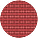 Square Patterned Red Rug, pat3888rd