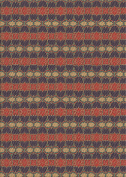 Machine Washable Transitional Dark Almond Brown Rug, wshpat3888
